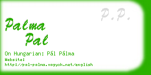 palma pal business card